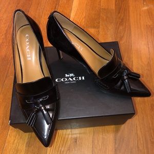 Black Coach Heels
